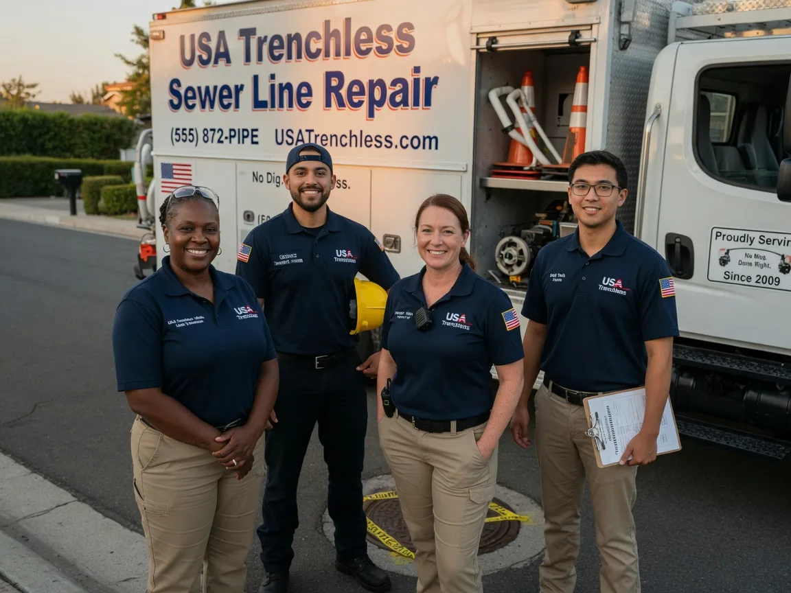 Sewer Line Repair company in Breaks, VA